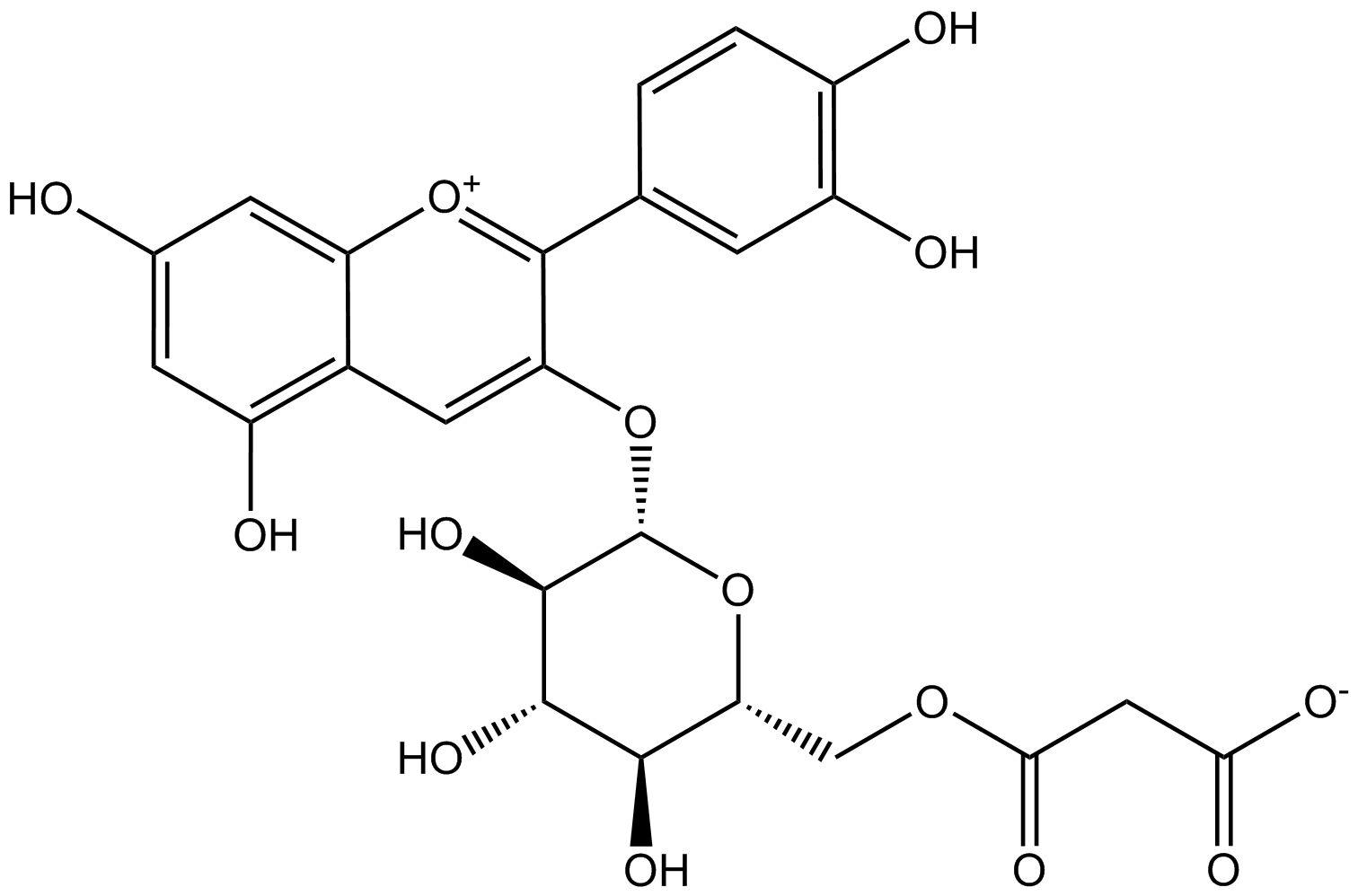 Cyanidin-3-(6''-malonylglucosid) phyproof® Referenzsubstanz | PhytoLab