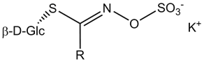 Allgemeine Struktur von Glucosinolaten